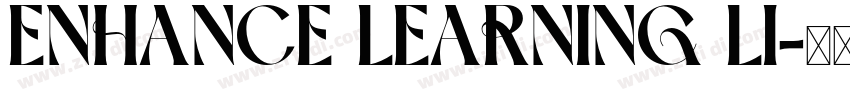 ENHANCE LEARNING LI字体转换